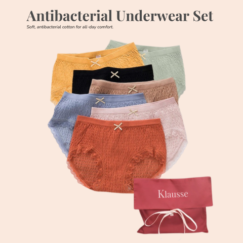 7-Pack Antibacterial Cotton Panties – Comfort and Intimate Protection